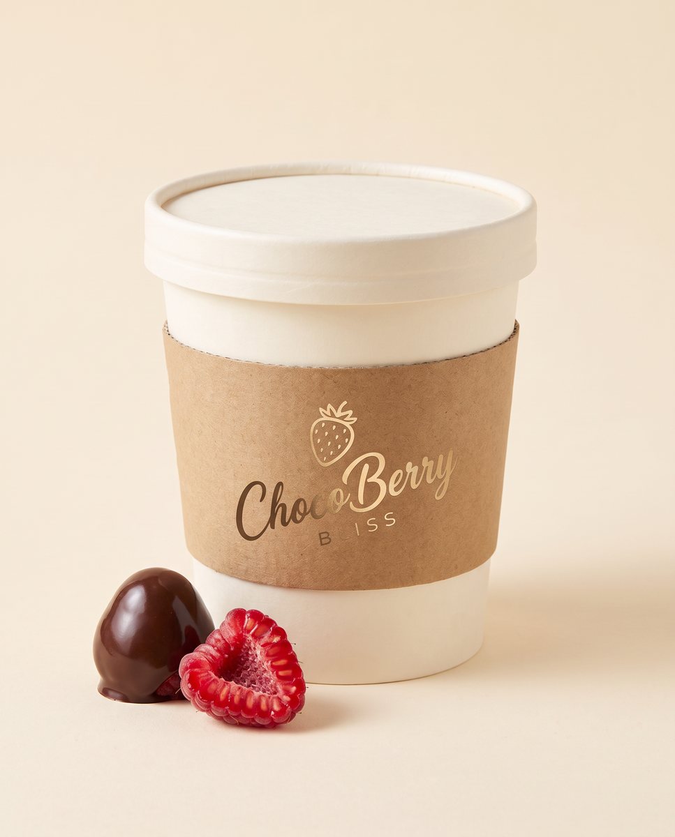 Dark Chocolate cup, closed